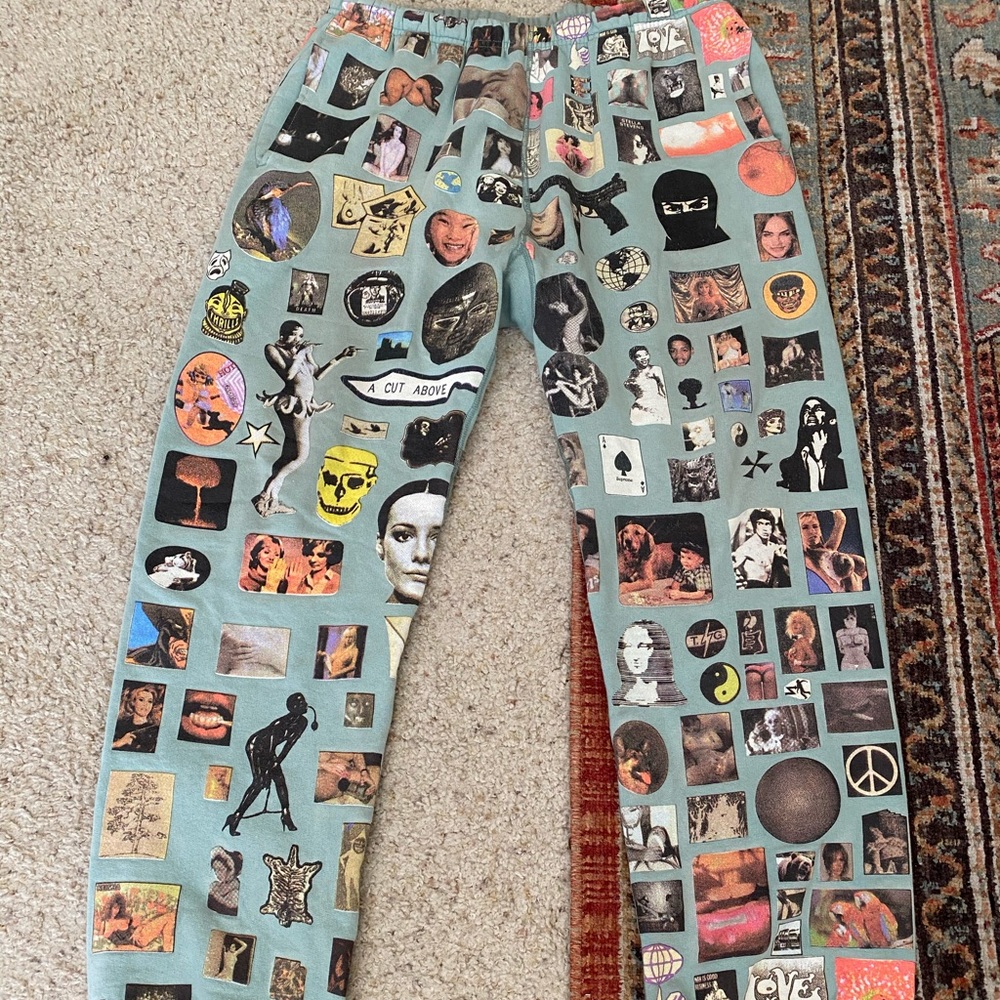 Supreme Thrills Sweatpants  (SeaFoam) SS17